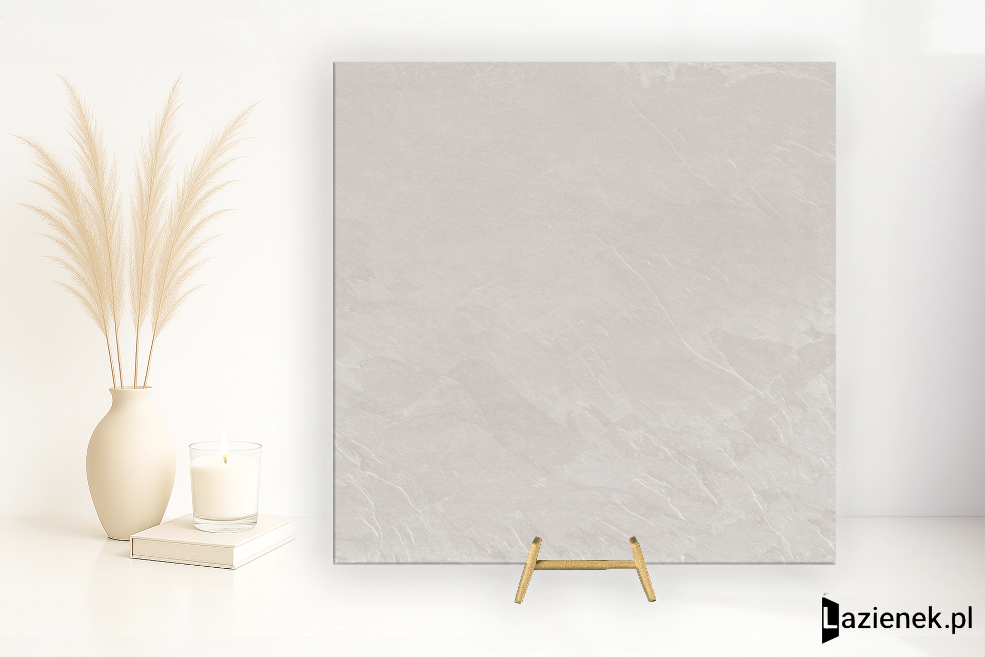 La Fabbrica Ava Ardesia Bianco matowa 80x80 cm gr. 9 mm - płytka rektyfikowana / (L)137013